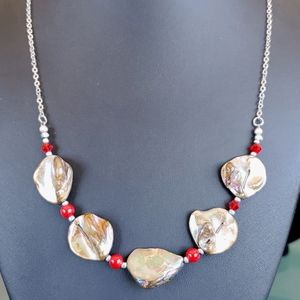 MOP bead necklace